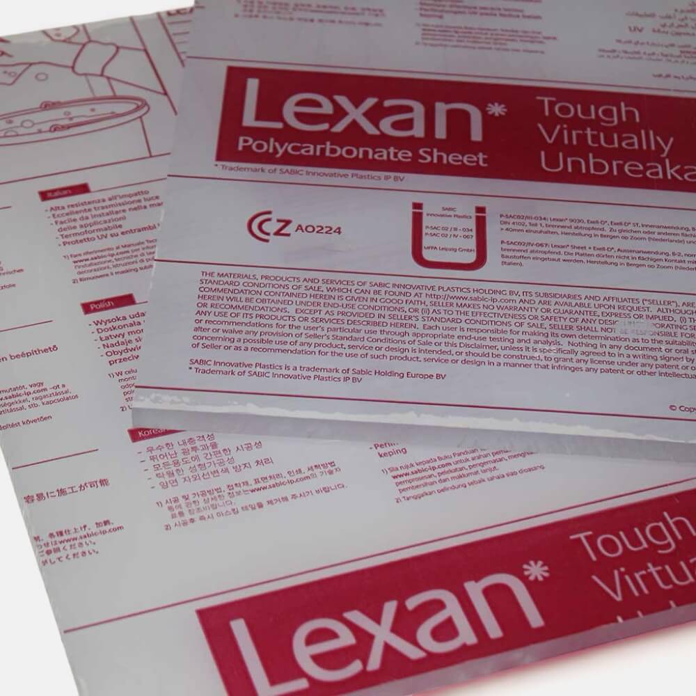Clear Polycarbonate Sheet - Lexa Sheet