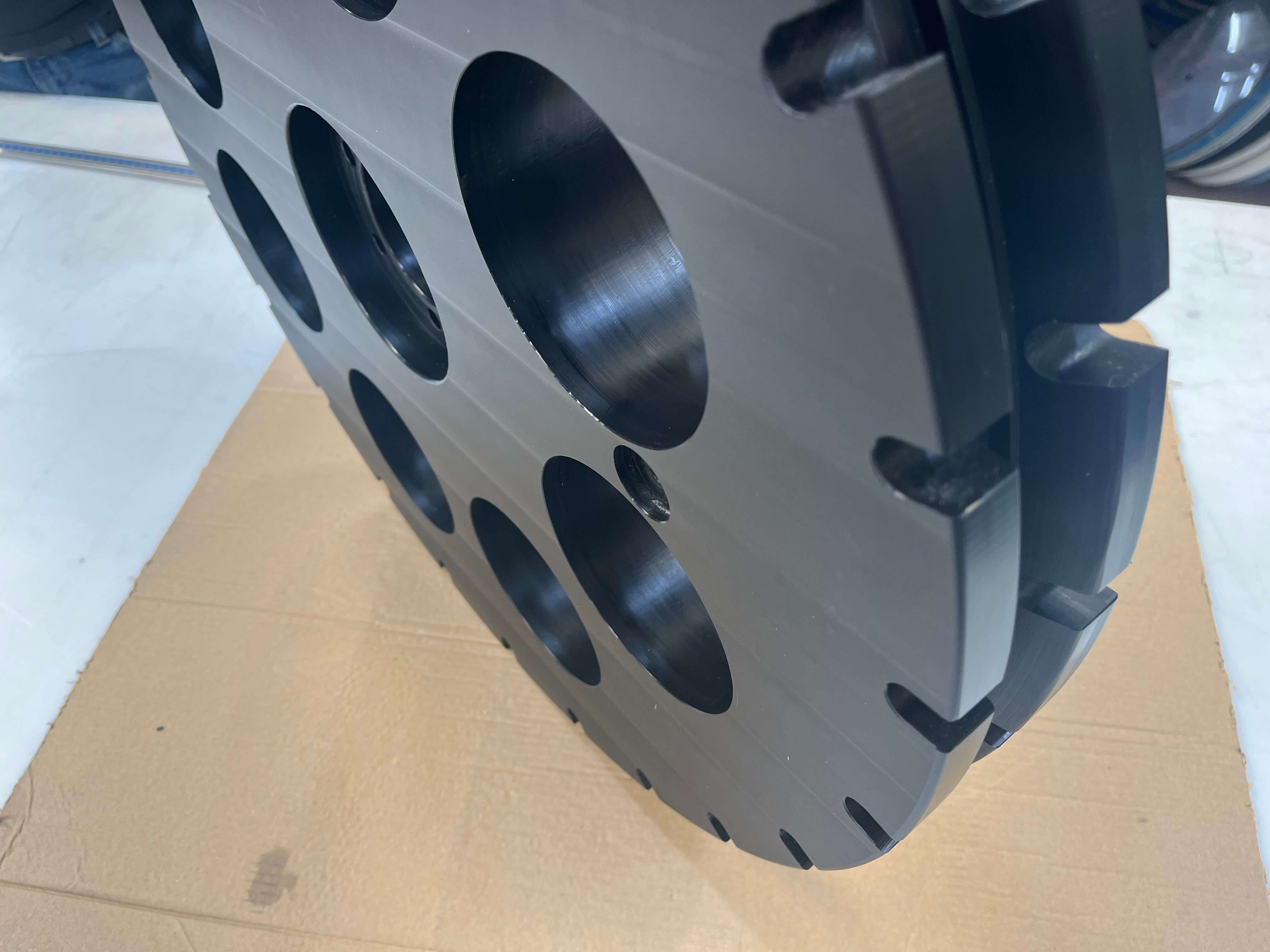 Power Sheave Wheel Black Acetal 2