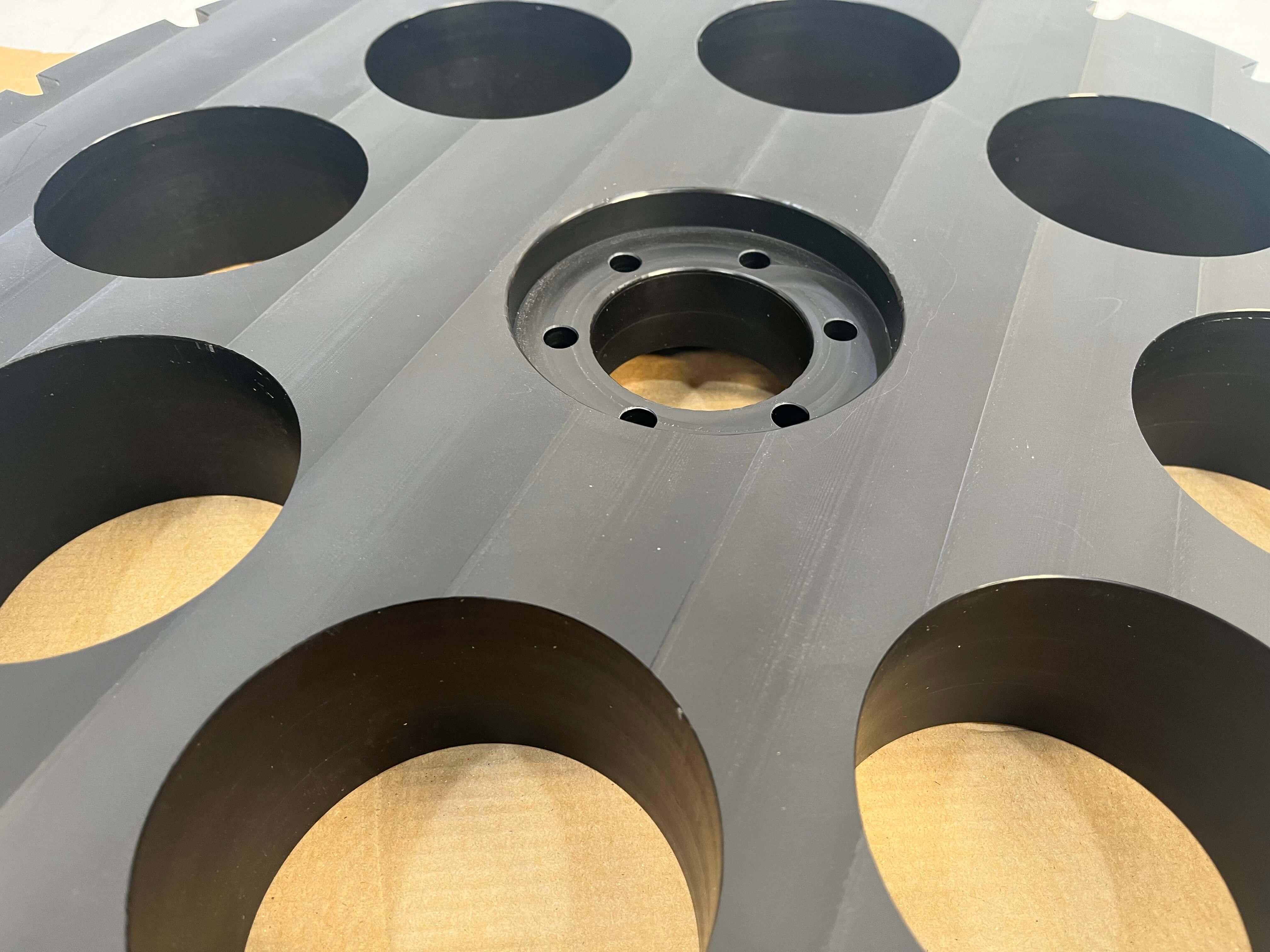 Power Sheave Wheel Black Acetal 3